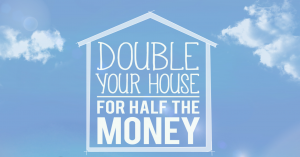 Double Your House - Cropped Logo (on sky)