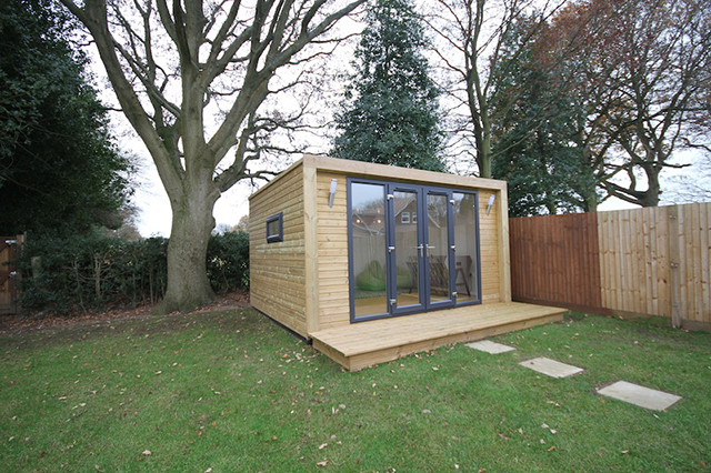 An example of a Green Retreats garden room that you could be building