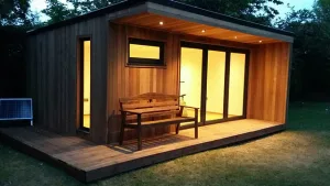 Solar powered garden room