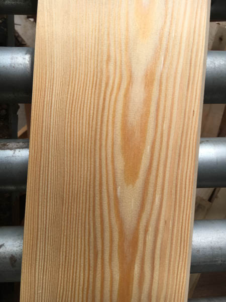 Newly milled larch