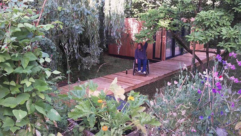 Creating a garden room with disabled access-4
