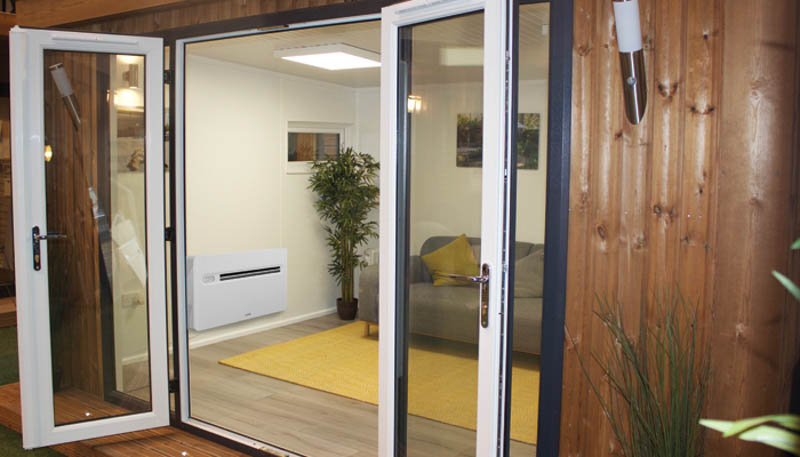 Green Retreats are already offering the condenser-less air conditioning in their garden rooms 