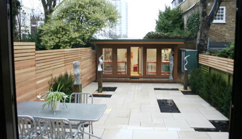 Booths Garden Studio slots into this landscaped design