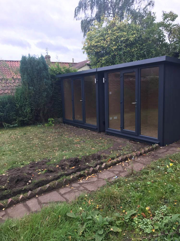 A cost effective way of buying a two room garden studio