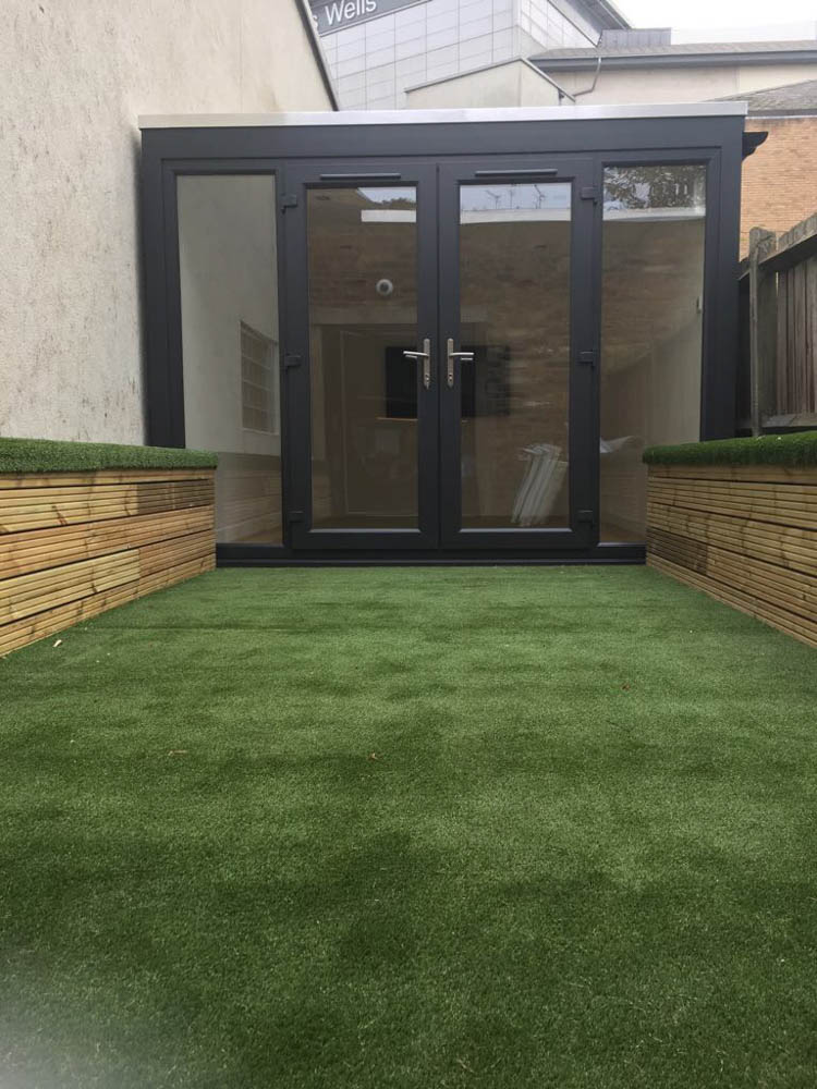 The addition of astroturf is a quirky touch
