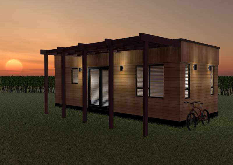 The lodges will create luxury holiday pods