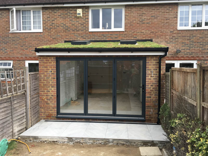 Timber Rooms extensions can have brick cladding