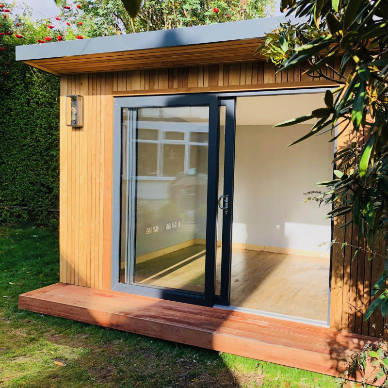 Highly insulated Outside In Garden Rooms