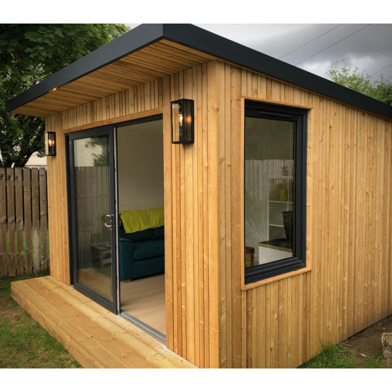 Larch clad garden rooms by Outside In Garden Rooms