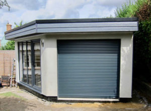 Highly insulated garage workshop