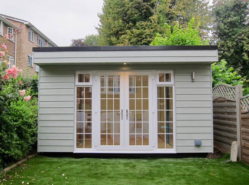 Garden office with Cedral cladding