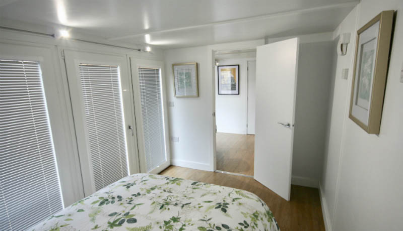 A double bedroom leads off the main room