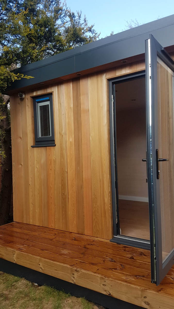Mini cedar garden room