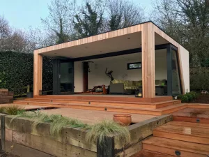 With its large veranda this is the perfect indoor outdoor garden room