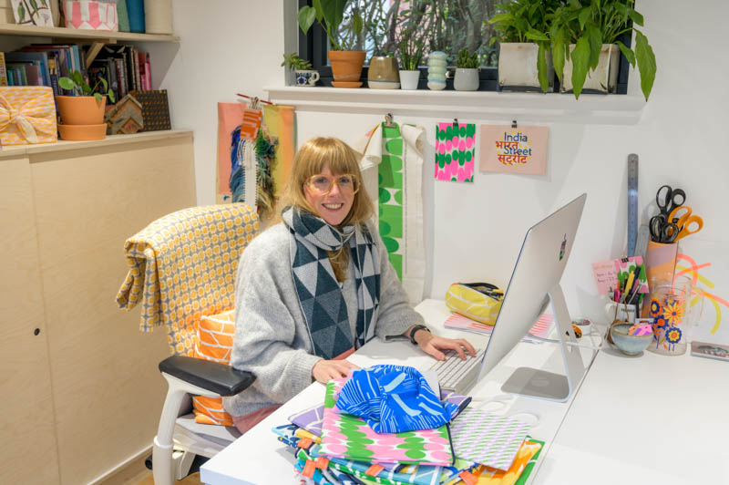 Designer Laura Spring in her JML Garden Room