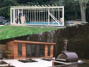 Crusoe Garden Rooms before and after transformation