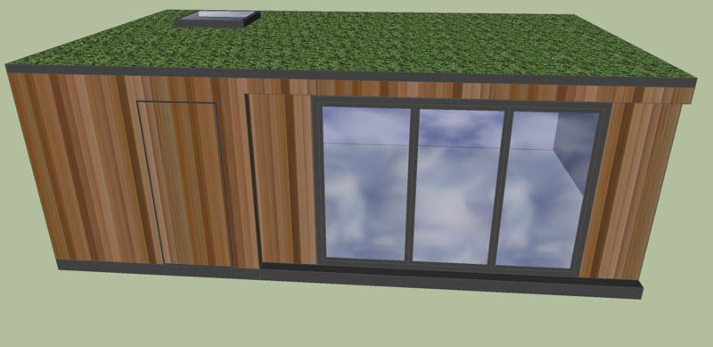 Swift's design for the one bedroom living annexe
