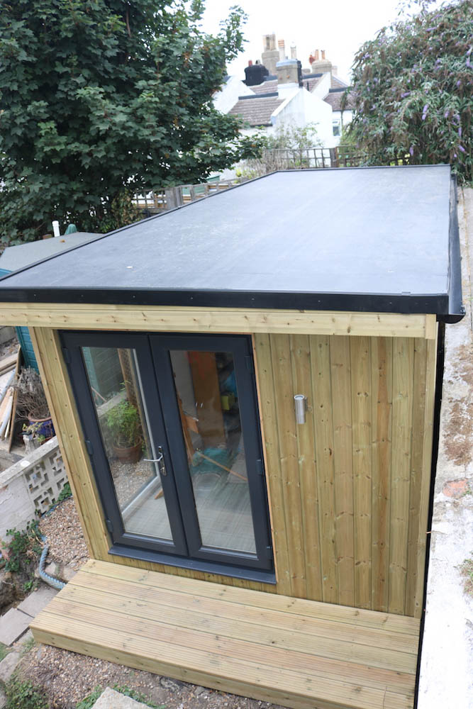 Insulated workshop designed for comfortable year round use