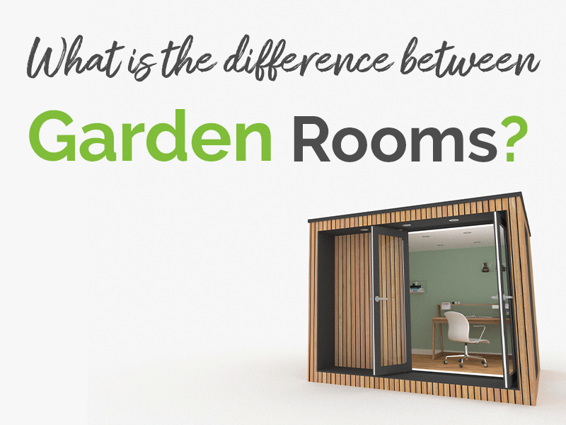 What is the difference between a garden room, pod, office or studio?