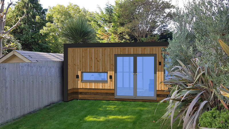 Garden room designed on a fixed budget by A Room in the Garden