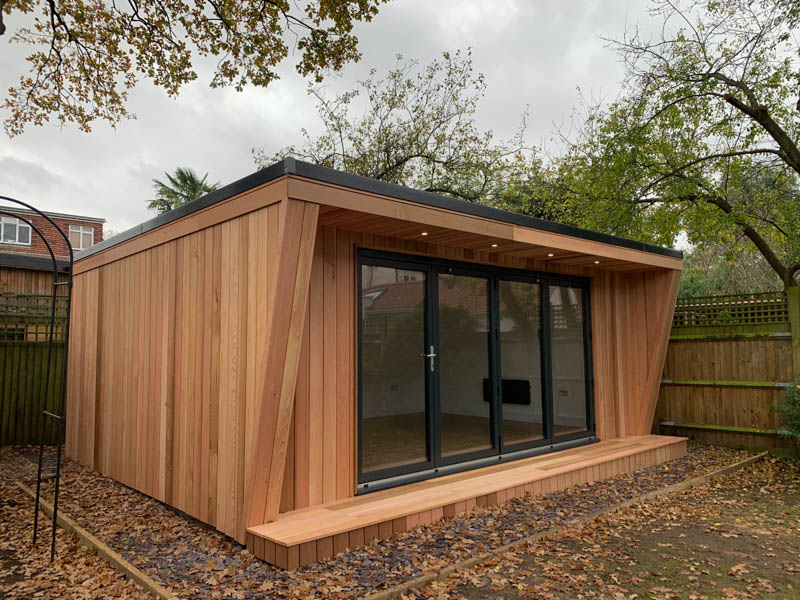 6m x 4m Insulated garden room by Hargreaves Garden Spaces