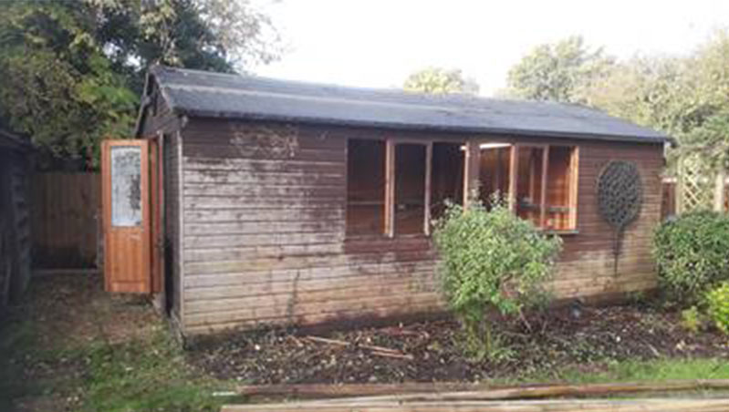 Transform a shed into a garden room