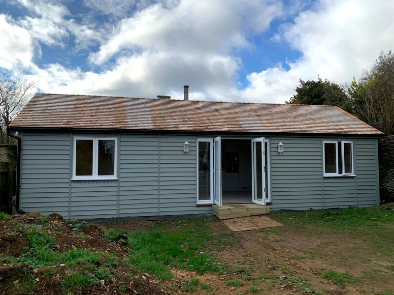 Exterior of the two bedroom annexe
