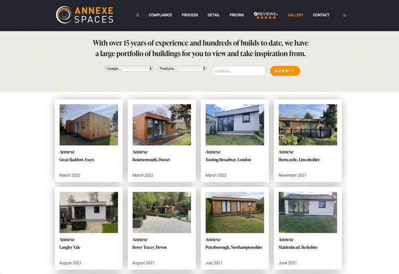 Gallery on the Annexe Spaces website