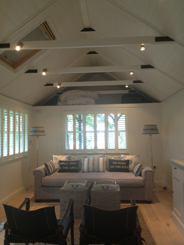 Inside a Timeless Garden Rooms pitched roof design