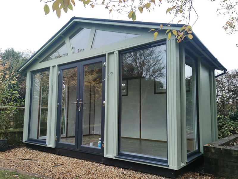 Temple Folly by SMART Garden Rooms Offices and Studios