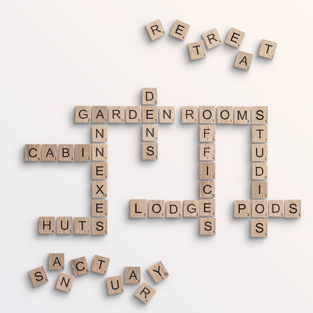 What is the difference between a garden room, office, pod, den, or studio?