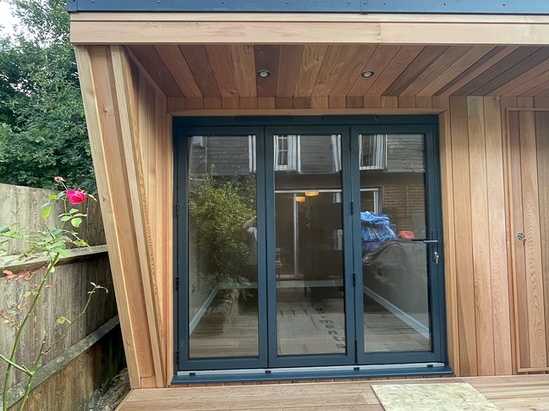 Hargreaves Garden Space need just 400-500mm of space to install their garden rooms
