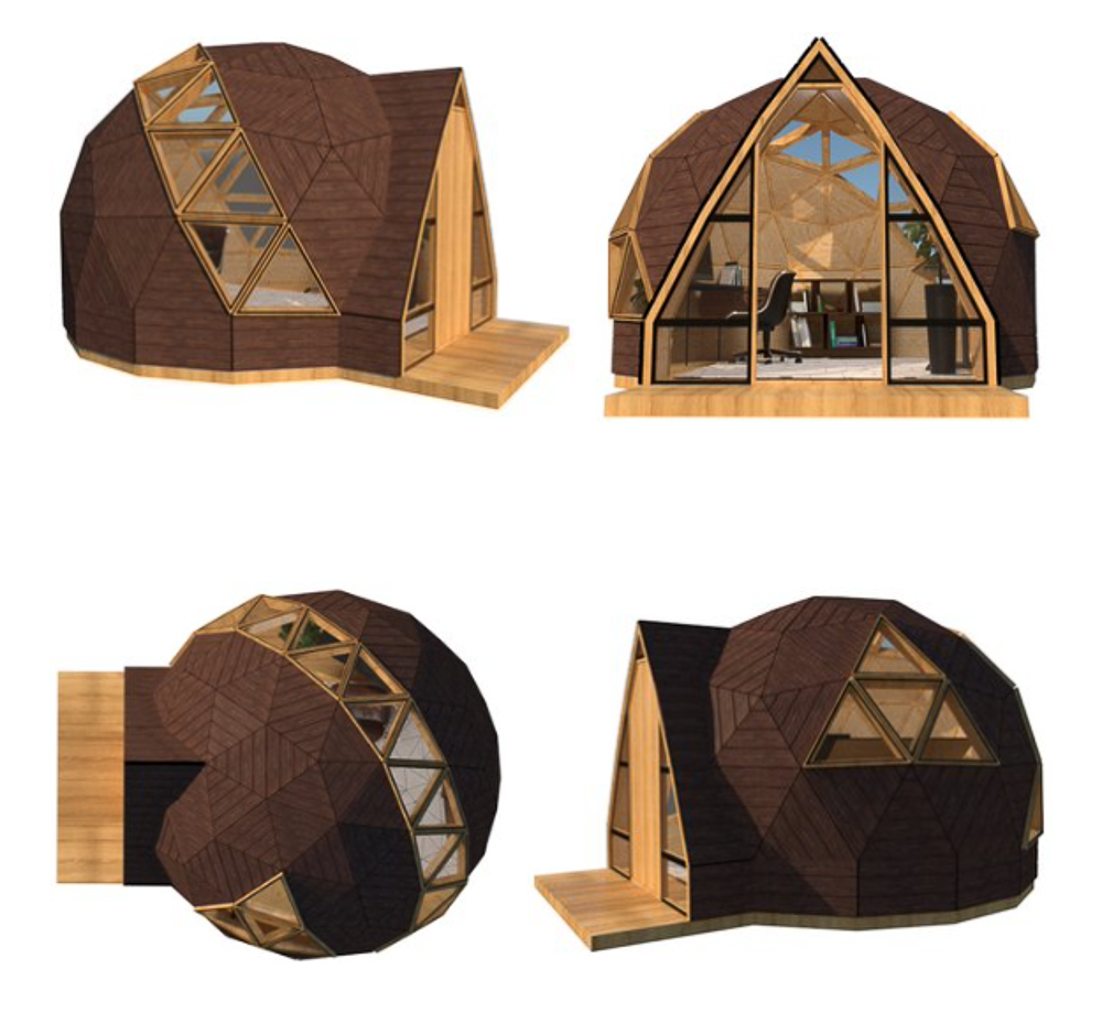You can create a unique glazing configuration with a Snowdon Domes garden room