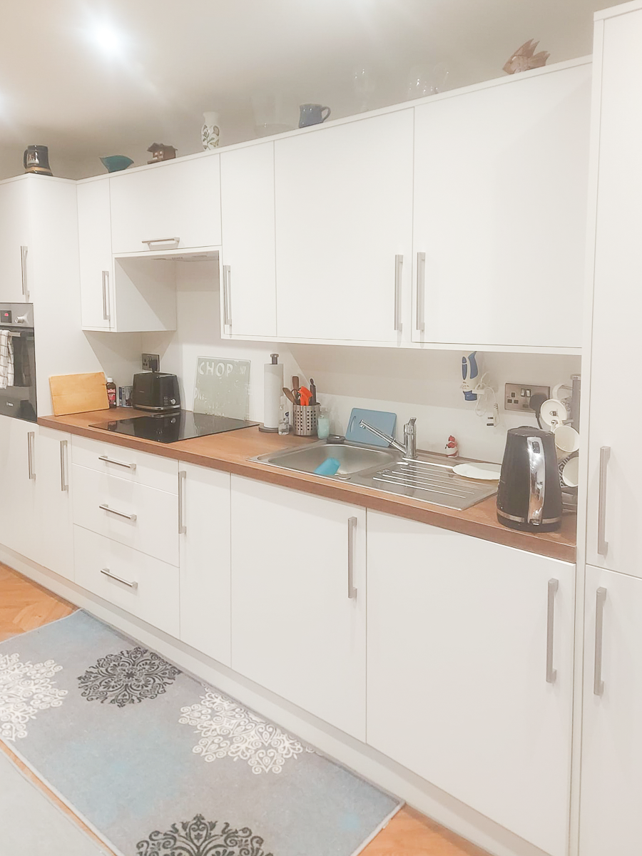 The living annexe has a well equipped kitchen