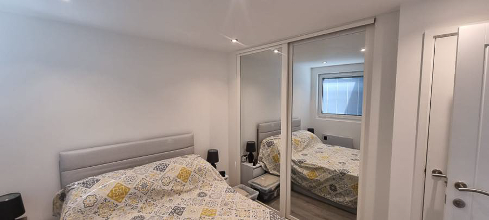 The annexe has a spacious double bedroom