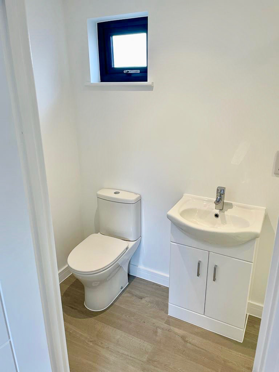 The shower room in the Executive Garden Room is well-specified