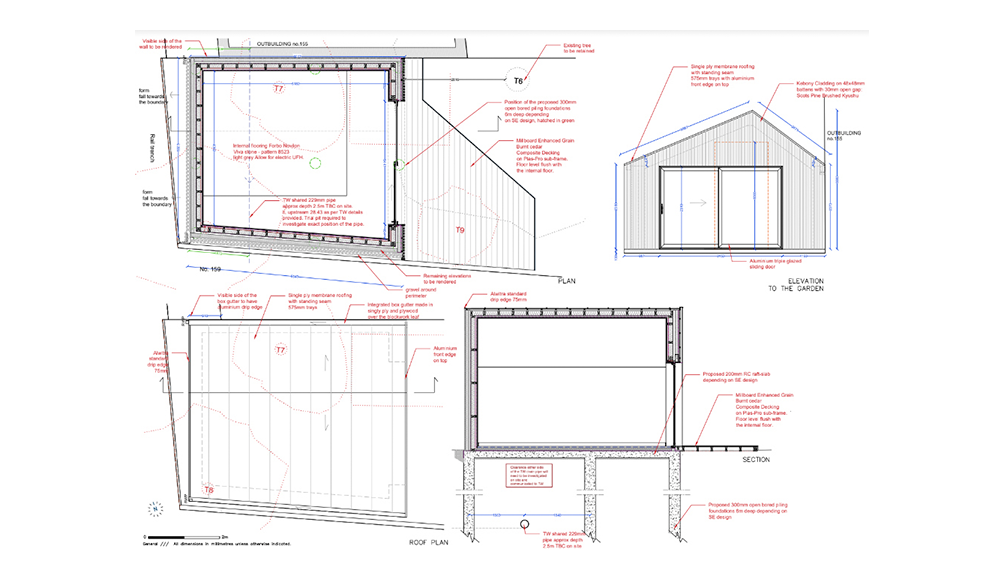 The planning approved design given to Garden Spaces