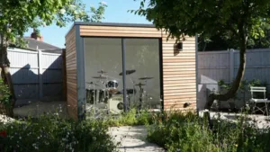 QuadPod drum room as seen on ITV's Love Your Garden