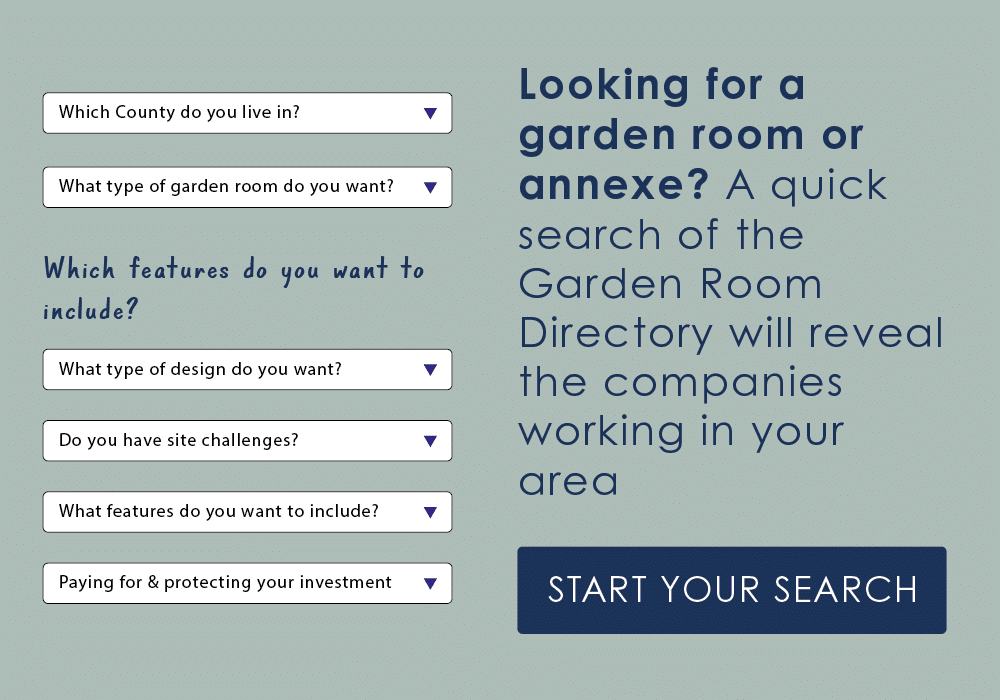 Explore the Garden Room Directory to find the companies working in your area