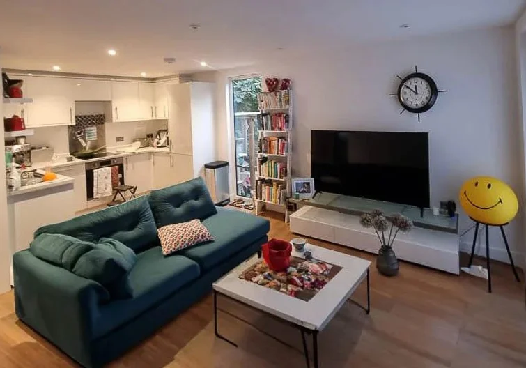 A comfortable contemporary home has been created