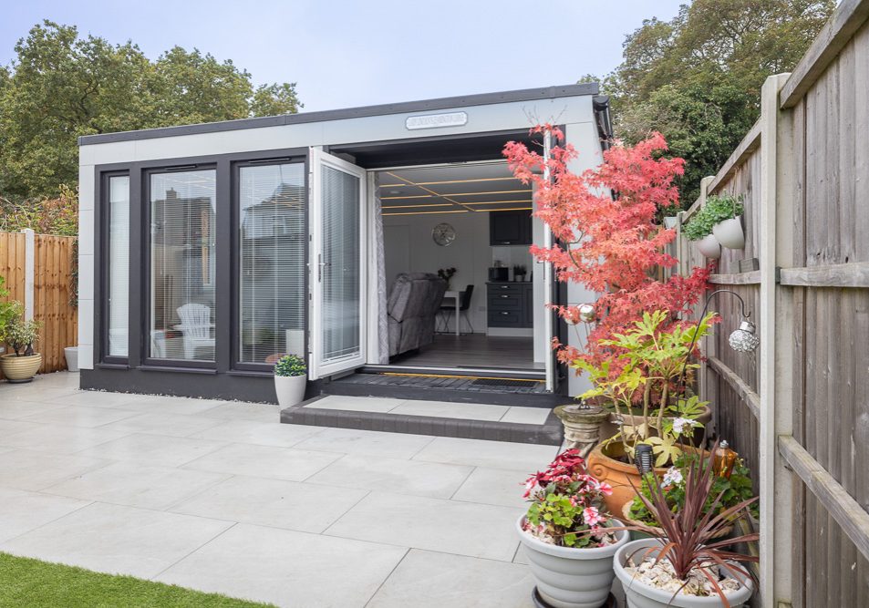 The annexe is finished in low maintenance materials so will stay looking good with little effort