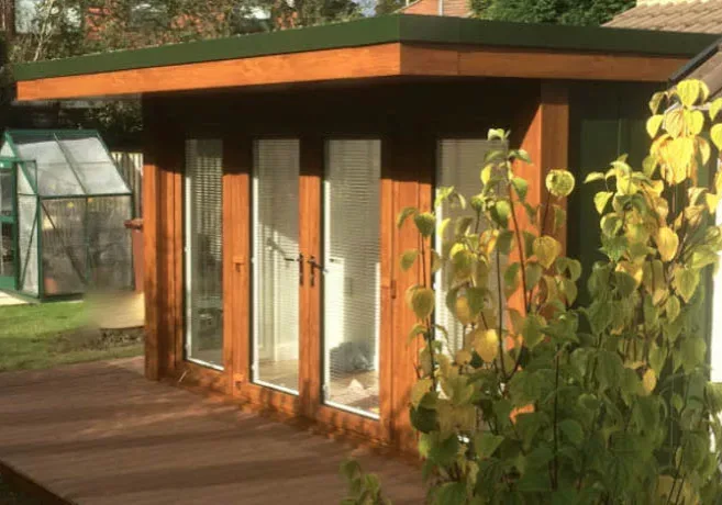 A building regulation compliant garden room can double up as an extra bedroom