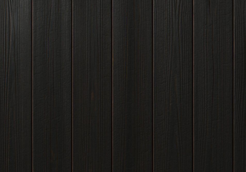 Burnt Cedar Cladding using the Shou Sugi Ban technique