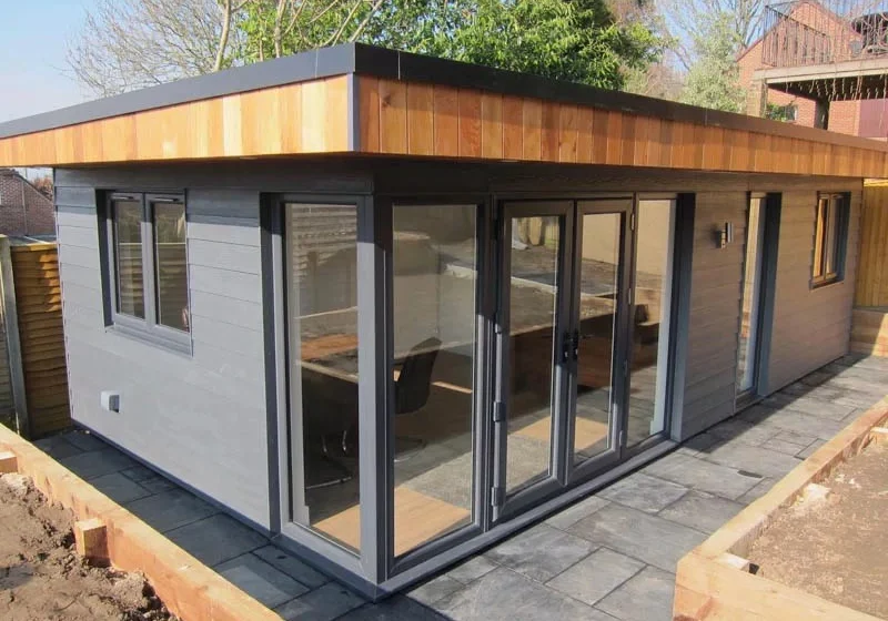Multi-person garden office by Executive Garden Rooms