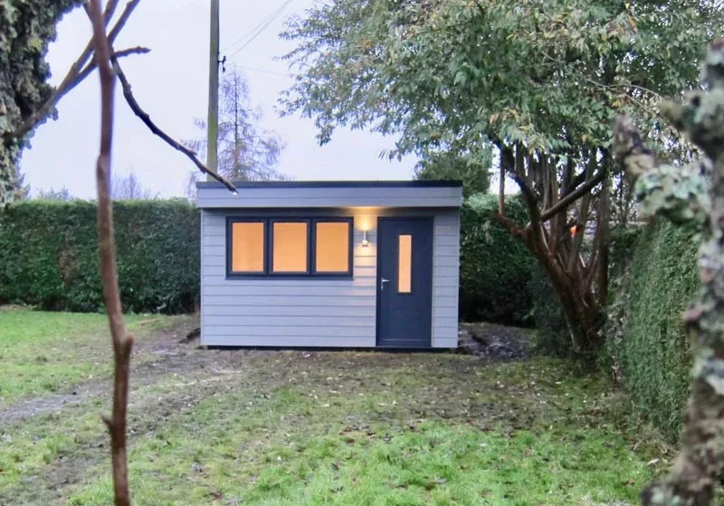 Music room at the end of the garden