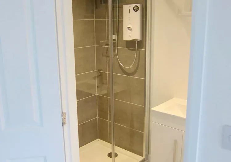 Shower rooms are becoming a popular addition to a garden room