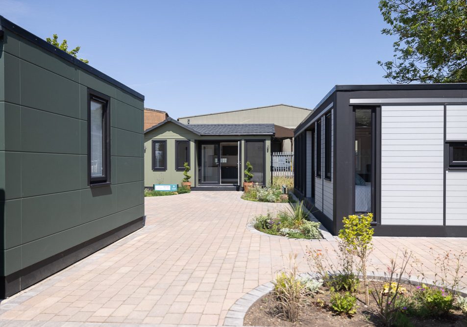 Garden Annexes had three annexes on display at their Suffolk show site