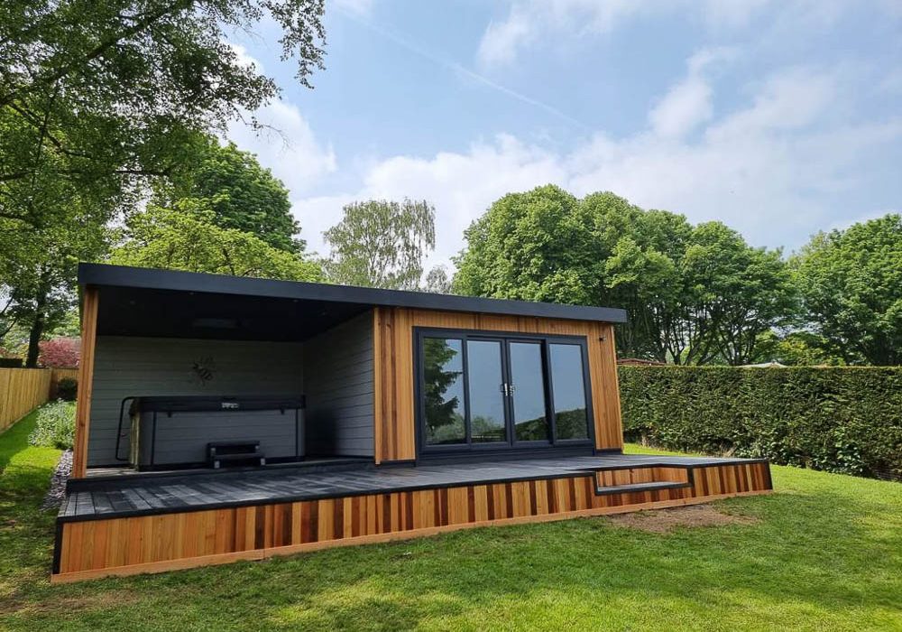 Example of a Cosy Garden Rooms design that was built on a concrete slab base