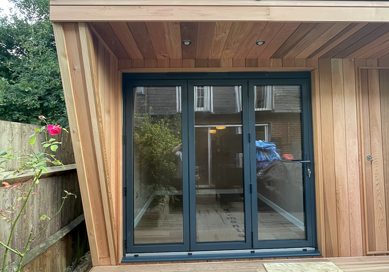 Hargreaves Garden Space need just 400-500mm of space to install their garden rooms