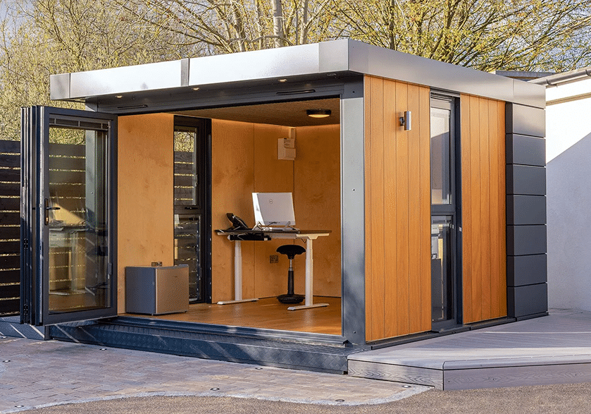 Kennedy Garden Retreats offer birch plywood interiors